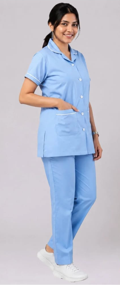 ANM student uniform at Dr. S. Radhakrishnan College of Nursing Education